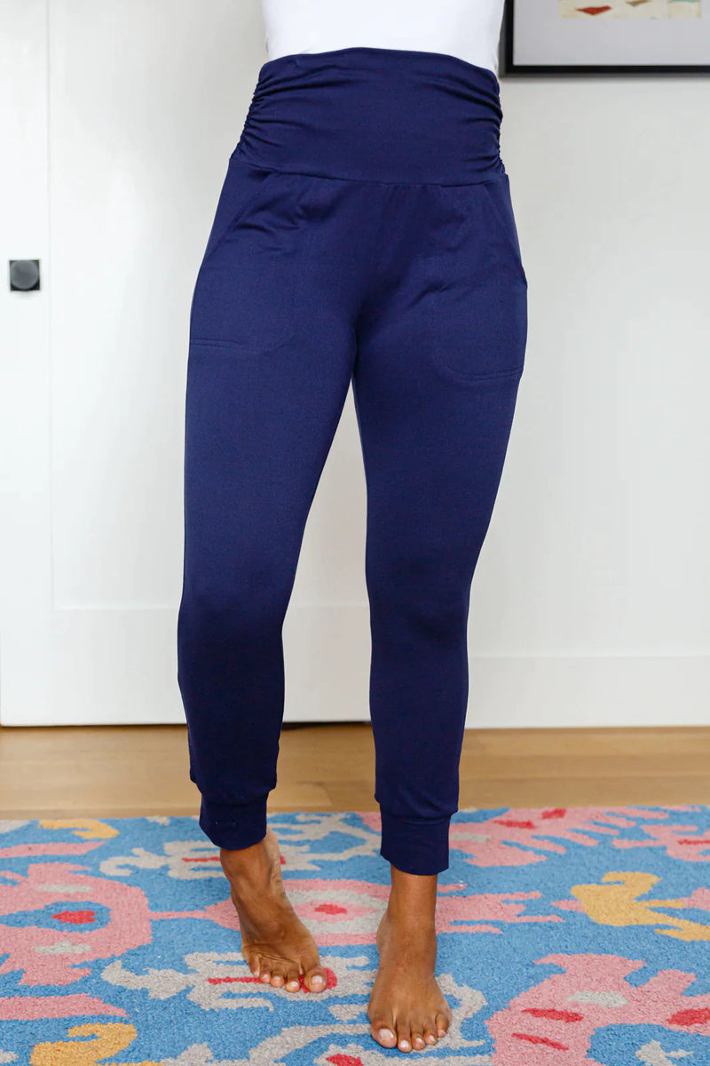 Hazel Blues® |  Haley Ruched Waist Leggings