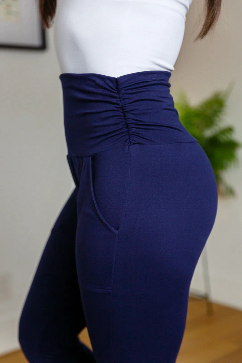 Hazel Blues® |  PREORDER: Haley Ruched Waist Leggings