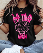 Hazel Blues® |  Def Tired Mama in Black Graphic Tee