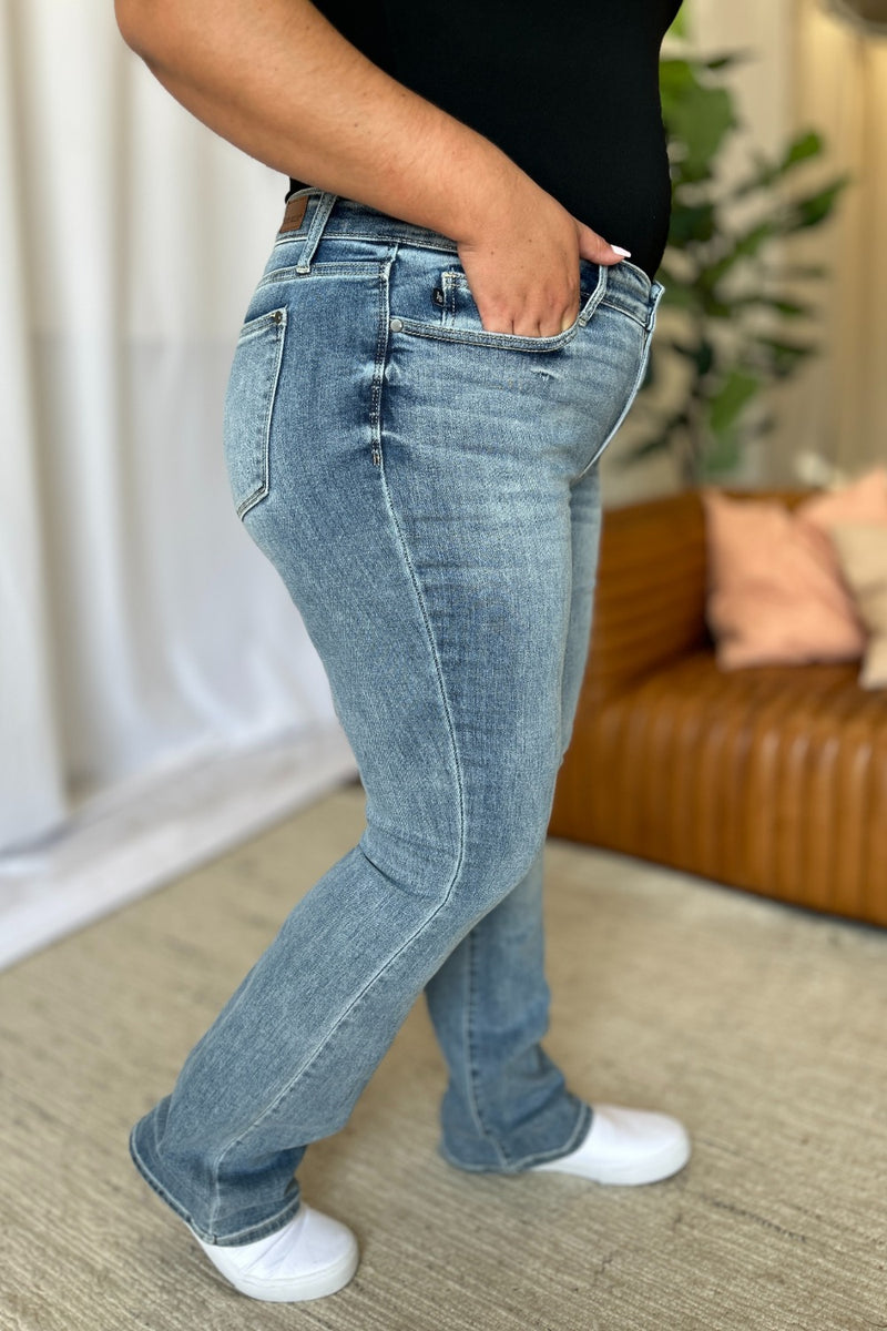 Hazel Blues® |  Judy Blue Medium Rise Bootcut Jeans