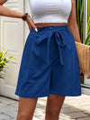 Hazel Blues® |  Tied High Waist Shorts with Pockets