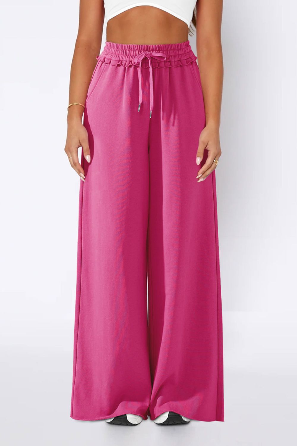 Hazel Blues® |  High Waist Wide Leg Pants