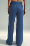 Hazel Blues® |  Sail Blue Drawstring High Waist Wide Leg Pocketed Sweatpants