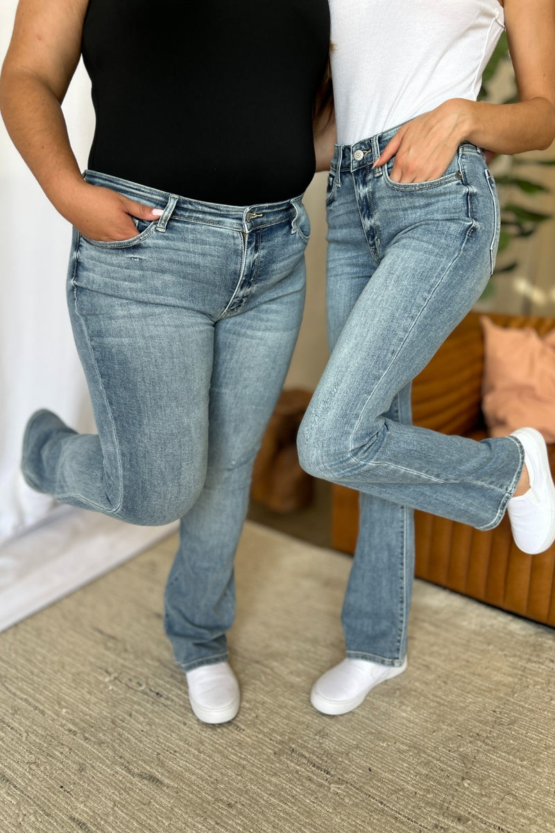 Hazel Blues® |  Judy Blue Medium Rise Bootcut Jeans