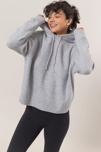 Hazel Blues® |  HYFVE Drawstring Long Sleeve Hooded Sweater