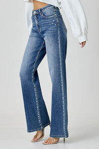 Hazel Blues® |  RISEN High Waist Jeans with Pockets