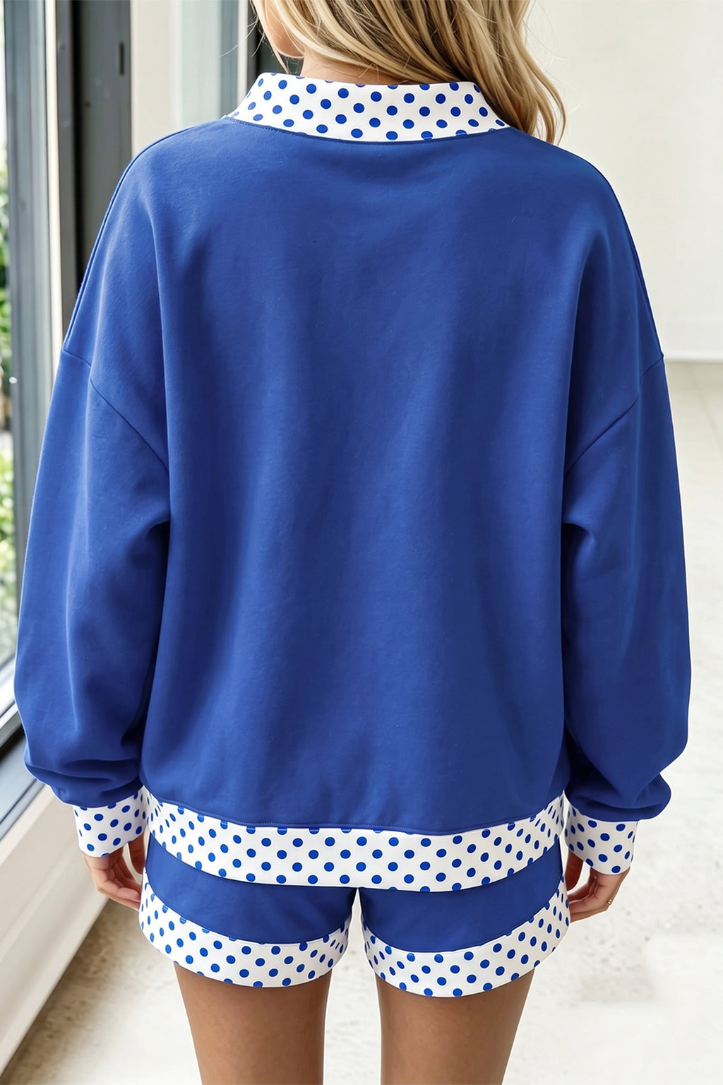 Waverly North Polka-Dot Oversized Shorts