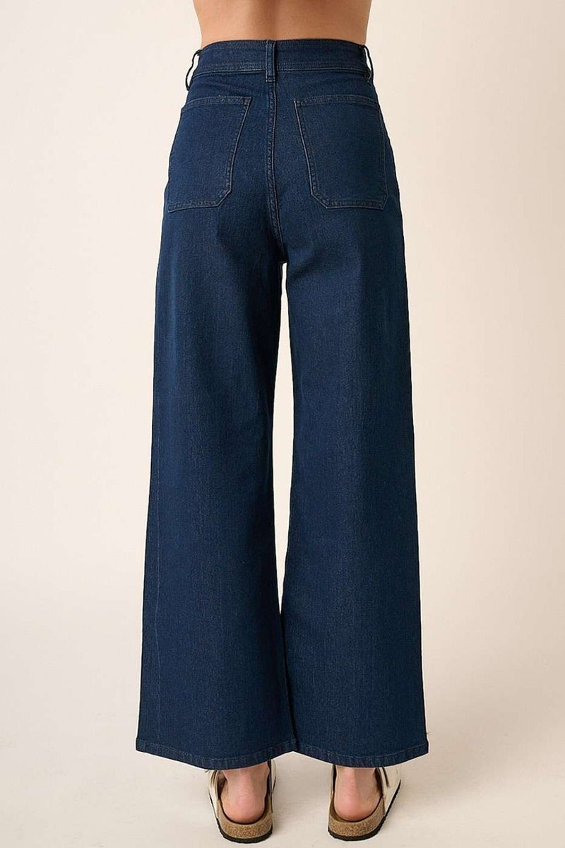 Hazel Blues® |  Mittoshop High Waist Wide Leg Jeans