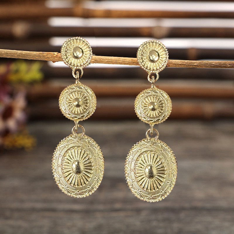 Hazel Blues® |  Vintage Alloy Dangle Earrings