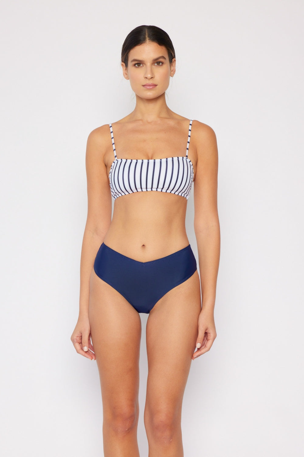 Hazel Blues® |  Marina West Swim Striped Bikini Set