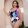 Hazel Blues® |  Printed Scoop Neck Sleeveless One-Piece Swimsuit