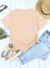 Hazel Blues® |  Khaki Western Poker Cards Graphic T Shirt