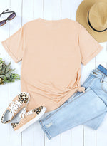 Hazel Blues® |  Khaki Western Poker Cards Graphic T Shirt