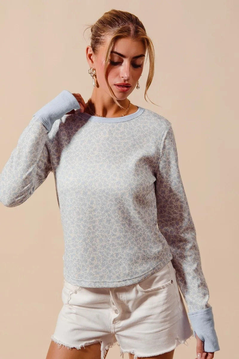 アンジェム / VOLUME SLEEVE THUMBS HOLE GLITTER KNIT Open Knit Shimmery Hole Sweater - Vita Boutique