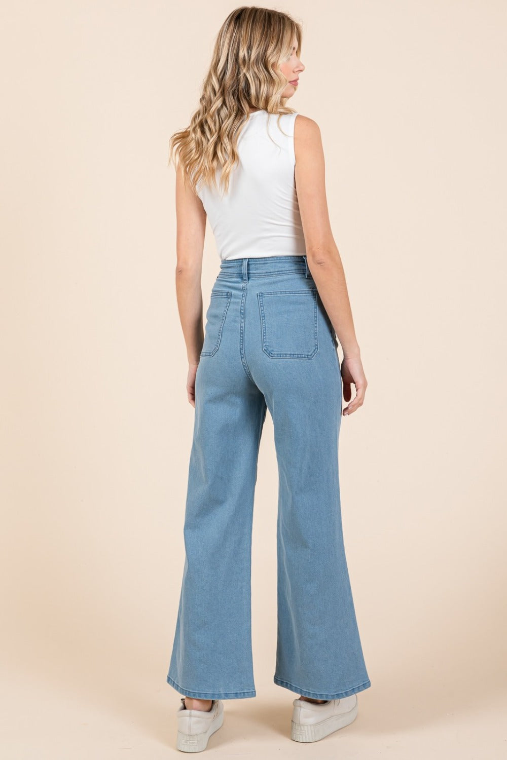 Hazel Blues® |  Mittoshop High Waist Wide Leg Jeans