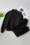 Hazel Blues® |  Quarter Zip Long Sleeve Top and Pants Set