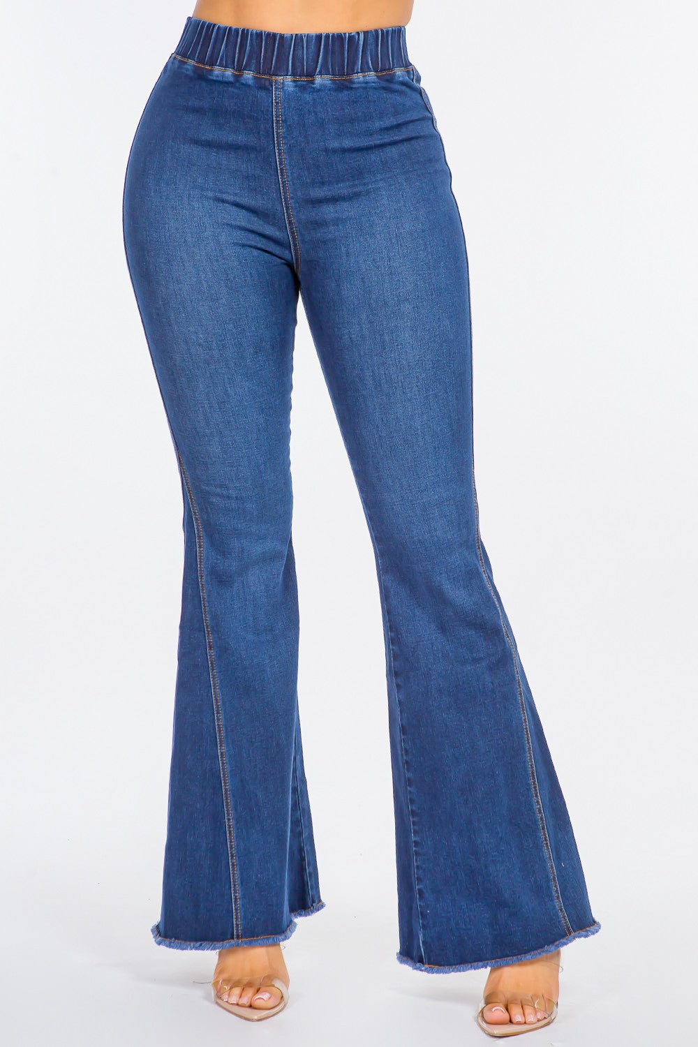 Hazel Blues® |  American Bazi High Waist Curvy Flare Jeans