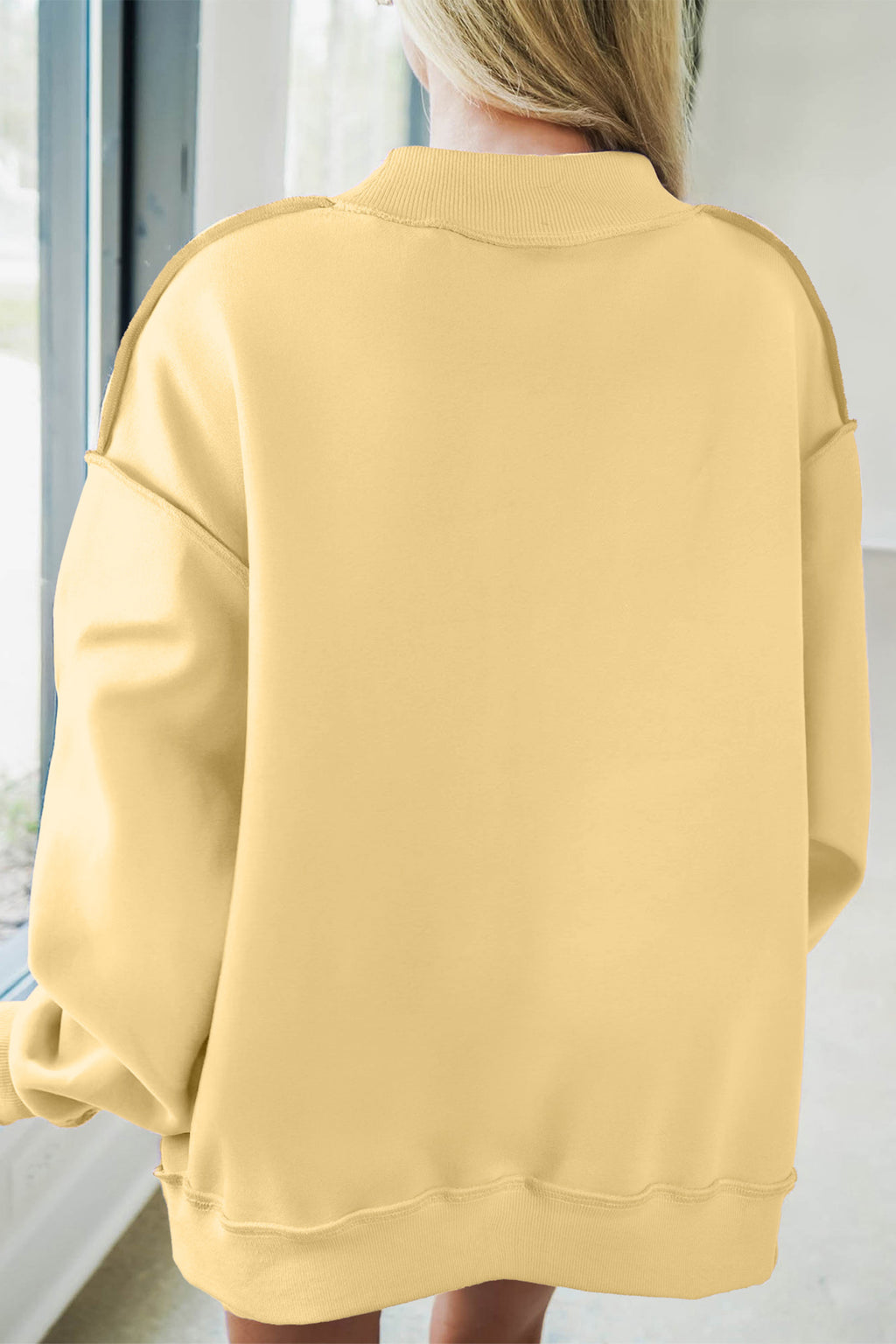 Phoebe Reese Banana Cream JESUS Patch Sweatshirt