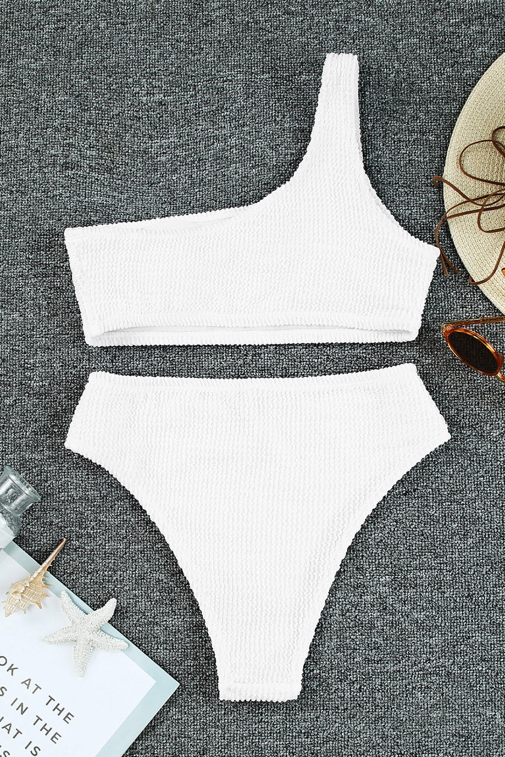 Hazel Blues® |  Single Shoulder Bikini Set