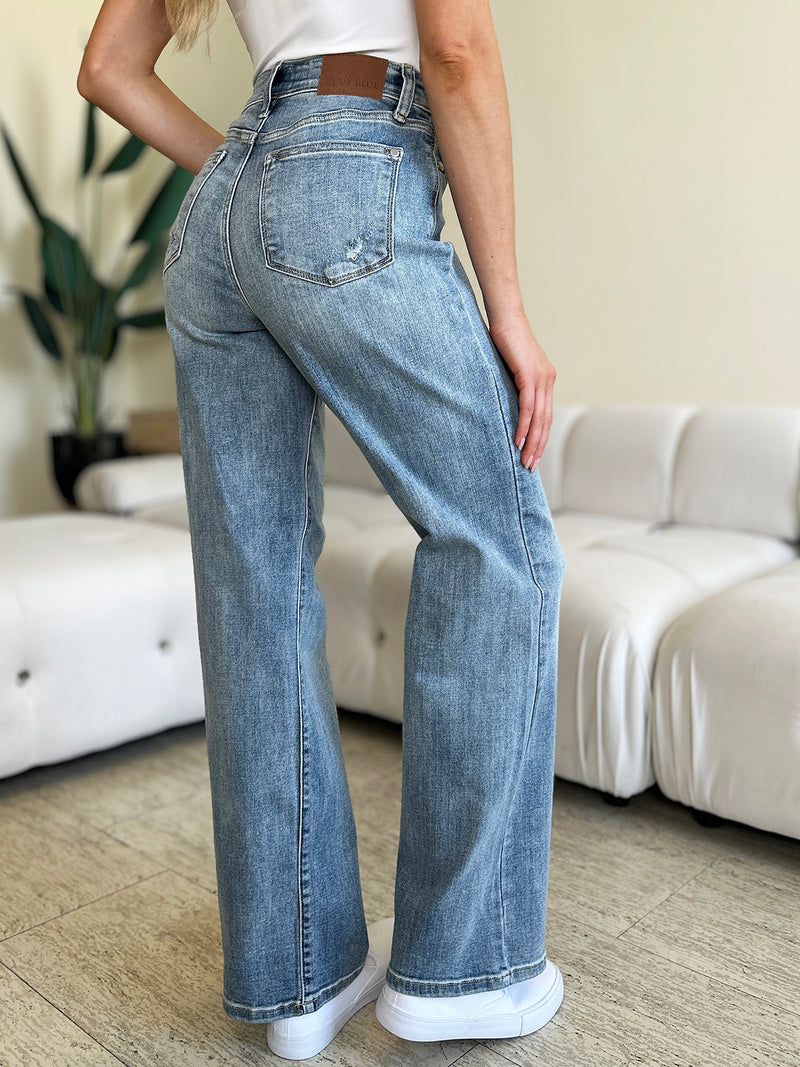 Hazel Blues® |  Judy Blue High Waist Straight Jeans