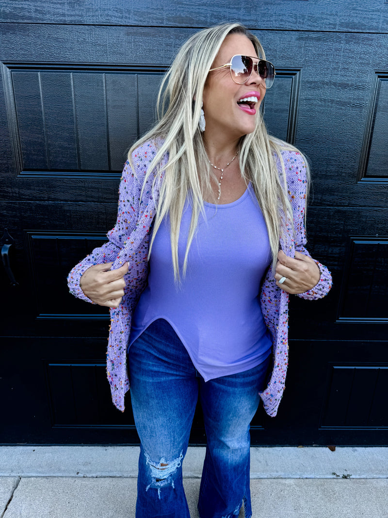 Hazel Blues® |  PREORDER: Spring Miley Dot Cardigans in Five Colors