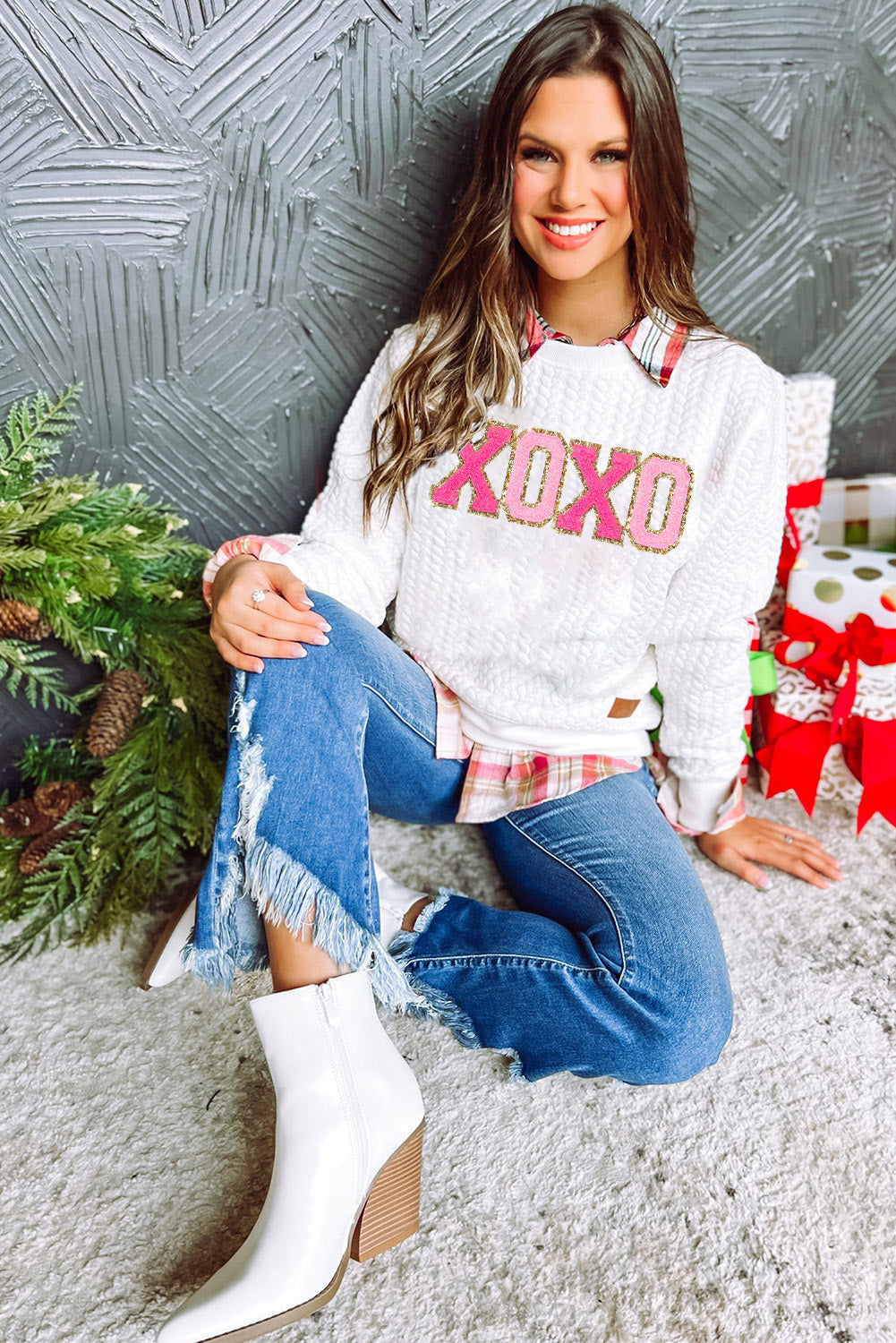 Nora Belle Chenille Sweatshirt