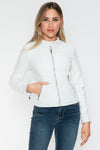 Hazel Blues® |  Snobbish PU Leather Zip Up Jacket with Pockets
