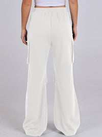 Hazel Blues® |  Elastic Waist Wide Leg Pants with Pockets