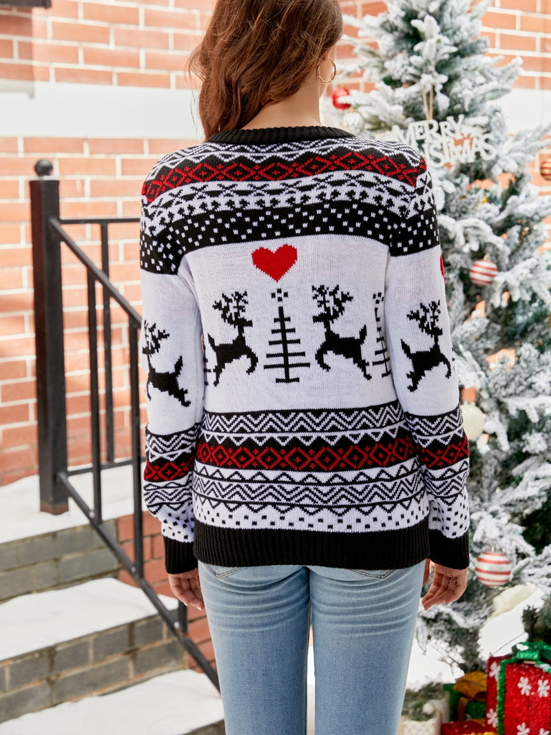 Hazel Blues® |  Christmas Round Neck Sweater