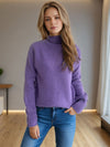 Hazel Blues® |  Turtleneck Long Sleeve Sweater
