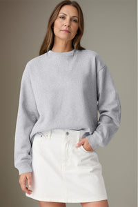 Hazel Blues® |  Round Neck Long Sleeve Sweatshirt