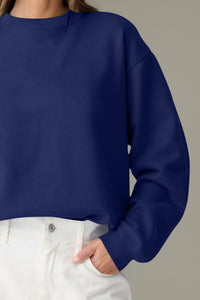 Hazel Blues® |  Round Neck Long Sleeve Sweatshirt