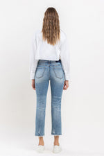 Hazel Blues® |  Lovervet High Rise Slim Straight Jeans