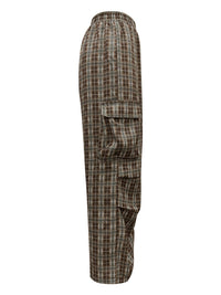 Hazel Blues® |  Plaid Wide Leg Pants with Pockets