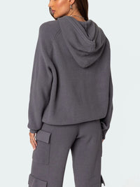 Hazel Blues® |  Long Sleeve Hooded Top and Pants Sweater Set