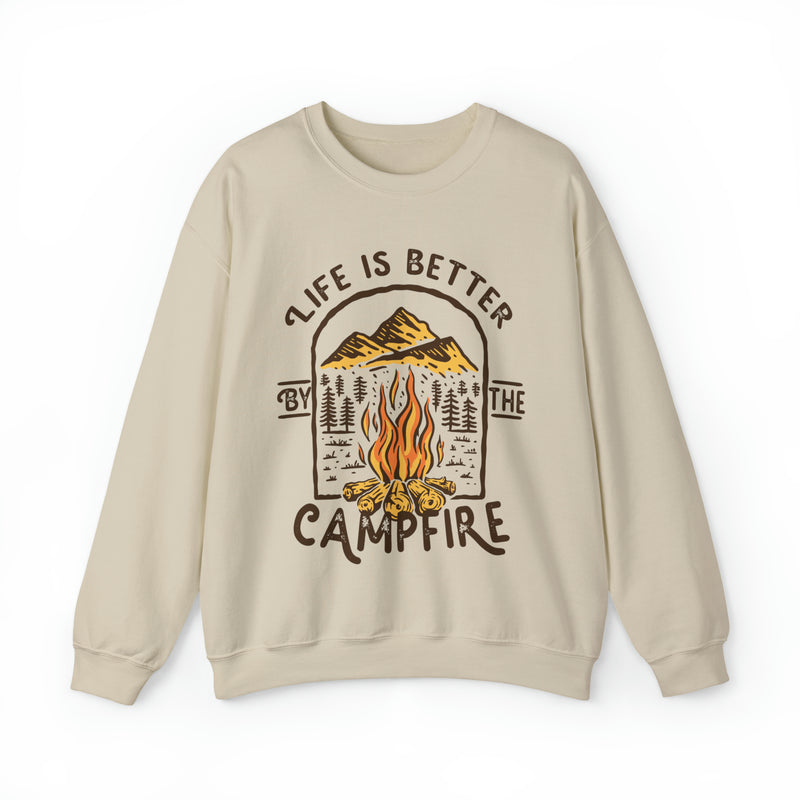 Hazel Blues® |  Campfire Graphic Sweatshirt