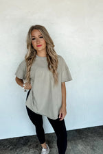 Hazel Blues® |  PREORDER: Joey Washed Cotton Boyfriend Tee Fall Colors