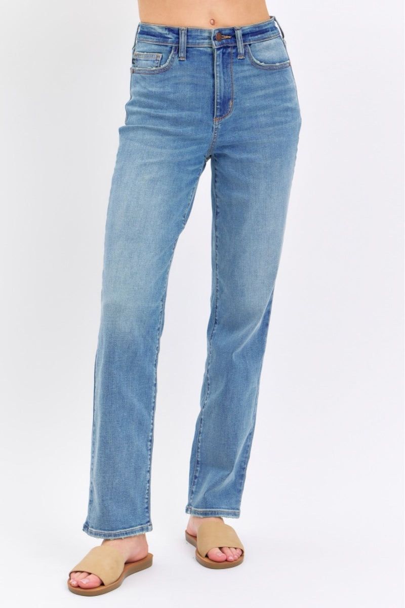 Hazel Blues® |  Judy Blue High Waist Straight Jeans