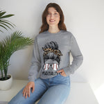 Hazel Blues® |  Baseball Mom Leopard Graphic Sweatshirt