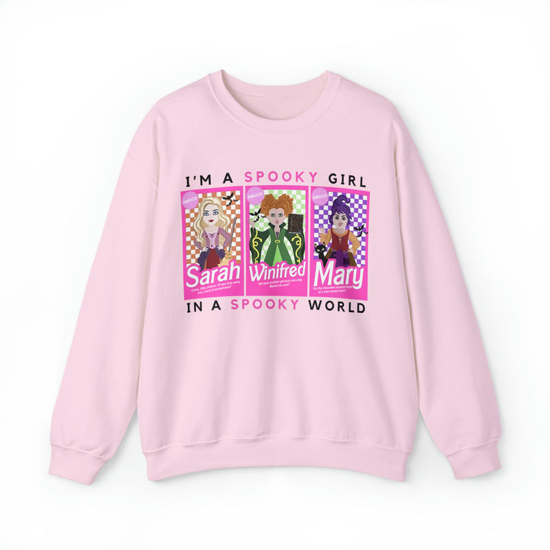 Hazel Blues® |  I'm a Spooky Girl Graphic Sweatshirt: Adult