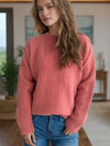 Hazel Blues® |  Mock Neck Long Sleeve Sweater