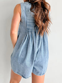 Hazel Blues® |  Tied Romper with Pockets