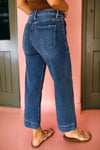 Hazel Blues® |  Breen Cropped High Rise Wide Leg Jeans