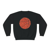 Hazel Blues® |  Large Basketball Faux Glitter Graphic Sweatshirt