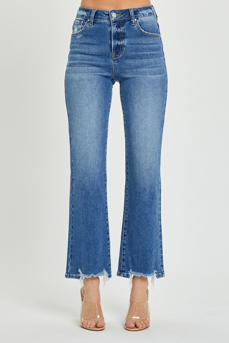 Hazel Blues® |  RISEN High Rise Straight Jeans