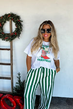 Hazel Blues® |  PREORDER: Christmas Vertical Vibes Stripe Pants