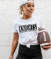 Hazel Blues® | Knights Stacked Football: TEE