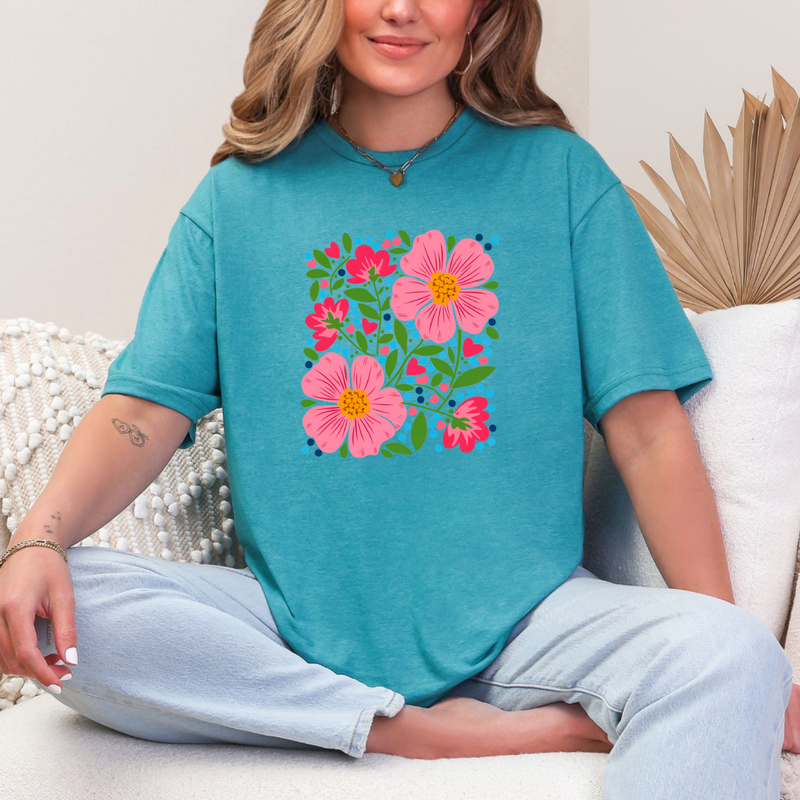Hazel Blues® |  Floral Arrangment Graphic Tee