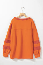 Hazel Blues® |  High-Low Round Neck Long Sleeve Sweatshirt