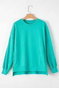 Hazel Blues® |  Round Neck Long Sleeve Sweatshirt